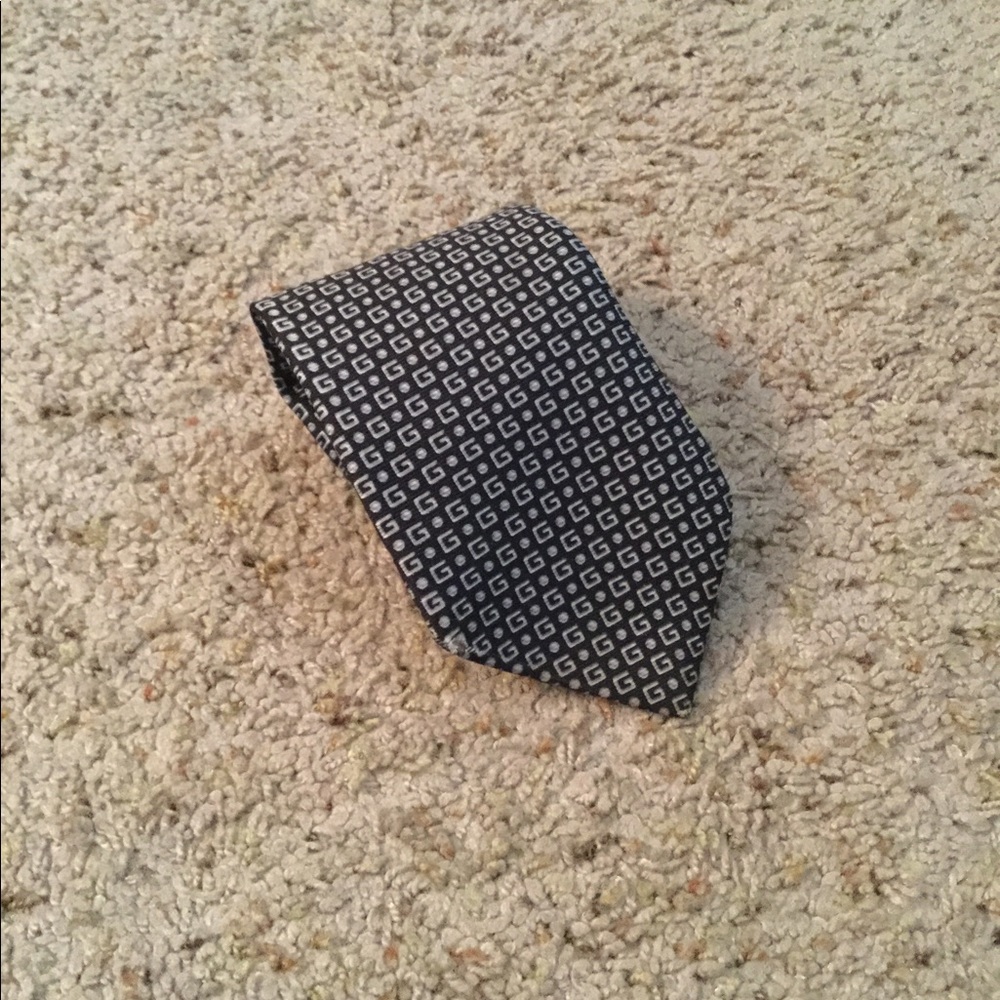 GUCCI GUCCISIMA GG LOGO VINTAGE TIE - Picture 7 of 7